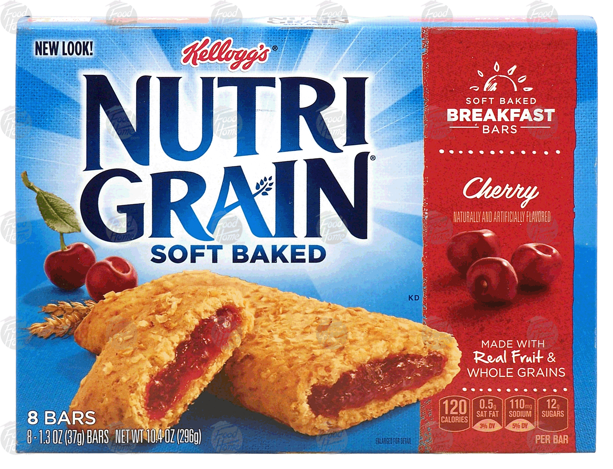 Kellogg's Nutri-Grain soft baked cherry breakfast bars, 8-bars Full-Size Picture